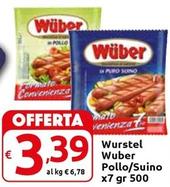 Offerta per  Wüber - Würstel Pollo/Suino  a 3,39€ in Carrefour Express