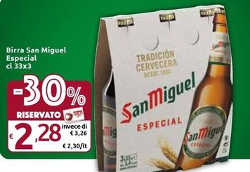 Offerta per  San Miguel - Birra Especial  a 2,28€ in Carrefour Express