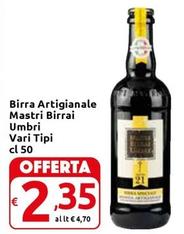 Offerta per Mastri Birrai Umbri - Birra Artigianale  a 2,35€ in Carrefour Express