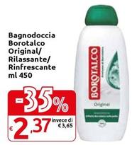 Offerta per  Borotalco - Bagnodoccia Oriainal a 2,37€ in Carrefour Express