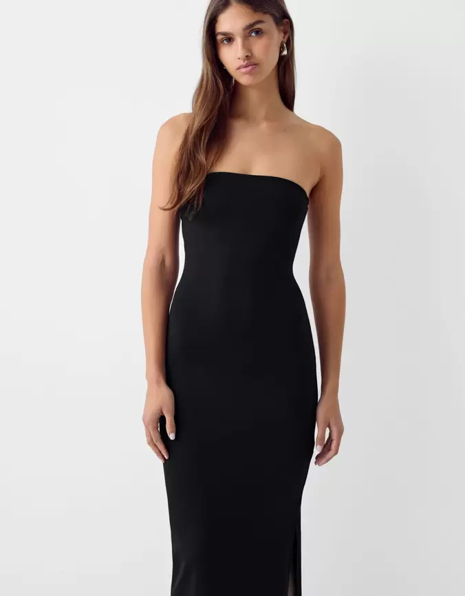 Offerta per Vestito midi a fascia a 19,99€ in Bershka