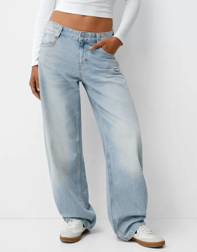 Offerta per Jeans baggy balloon a 39,99€ in Bershka