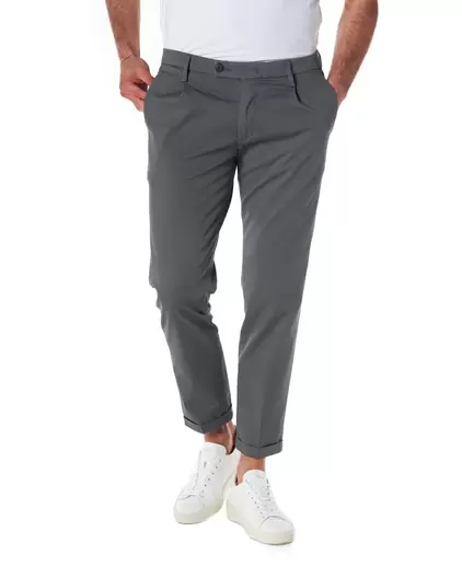 Offerta per Pantaloni cotone stretch color grigio a 19200240€ in Brian & Barry