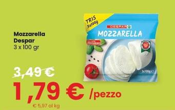 Offerta per Mozzarella a 1,79€ in Despar