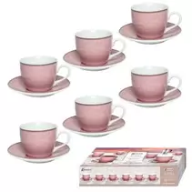 Offerta per Confezione 6 tazzine con piattino Sissi cipria a 9,9€ in Center Casa