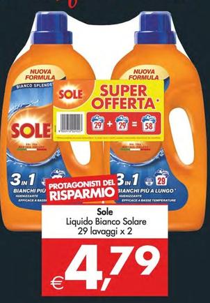Offerta per Sole - Liquido Bianco Solare a 4,79€ in Decò