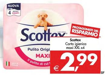 Offerta per Scottex - Carta Igienica Maxi Xxl X4 a 2,99€ in Decò