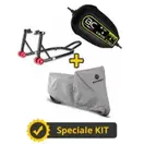 Offerta per Kit Moto 1 - Coprimoto impermeabile Befast + Cavalletto posteriore universale + Caricabatteria e mantenitore BC K900 EDGE a 109€ in Motoabbigliamento