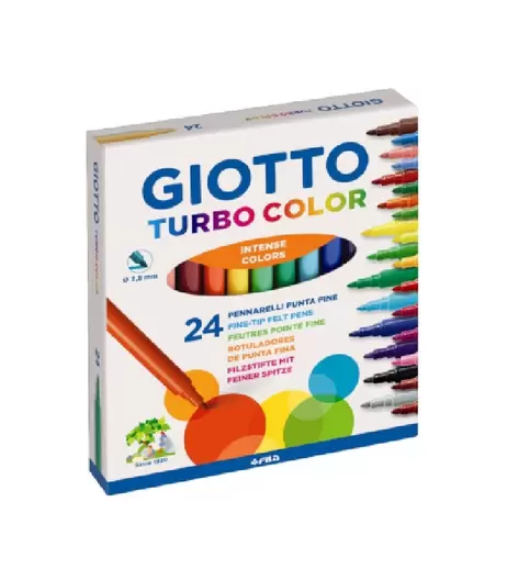 Offerta per PENNARELLI GIOTTO 24 COLORI TURBOCOLOR a 3,45€ in Procasa