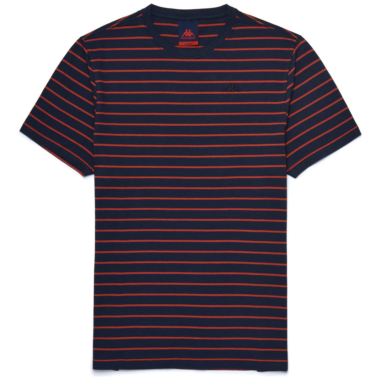 Offerta per ALCIDE - T-ShirtsTop - T-Shirt - Man - BLUE NAVY-RED POMPEIAN a 20,3€ in Robe di Kappa
