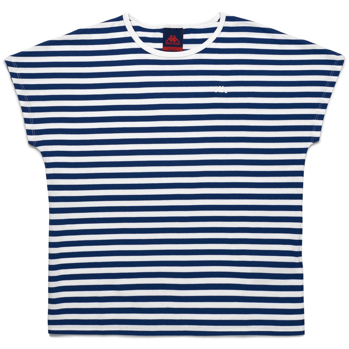 Offerta per DORIS - T-ShirtsTop - T-Shirt - Woman - WHITE-BLUE TWILIGHT a 29€ in Robe di Kappa