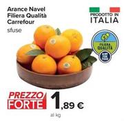 Offerta per  Carrefour - Arance Navel Filiera Qualità  a 1,89€ in Carrefour Ipermercati