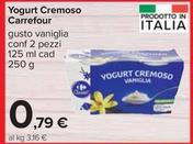 Offerta per  Carrefour - Yogurt Cremoso  a 0,79€ in Carrefour Ipermercati