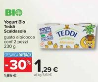 Offerta per  Teddi - Yogurt Bio Scaldasole  a 1,29€ in Carrefour Ipermercati