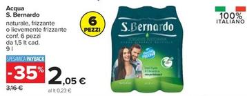 Offerta per S. Bernardo - Acqua a 2,05€ in Carrefour Ipermercati