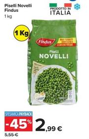 Offerta per  Findus - Piselli Novelli  a 2,99€ in Carrefour Ipermercati