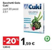 Offerta per Cuki - Sacchetti Gelo a 1,59€ in Carrefour Ipermercati