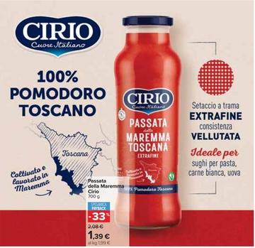 Offerta per Passata di pomodoro a 1,39€ in Carrefour Ipermercati