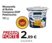 Offerta per  Pettinicchio - Mozzarella Di Bufala Campana DOP a 2,89€ in Carrefour Ipermercati