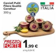 Offerta per  Carrefour - Carciofi Puliti Filiera Qualità  a 1,99€ in Carrefour Ipermercati