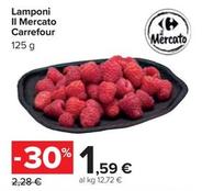 Offerta per  Carrefour - Lamponi Il Mercato  a 1,59€ in Carrefour Ipermercati