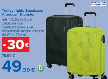 Offerta per American Tourister - Trolley Rigido Sunchaser a 49,9€ in Carrefour Ipermercati