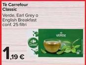 Offerta per Carrefour - Tè Classic a 1,19€ in Carrefour Ipermercati