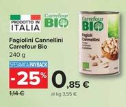 Offerta per  Carrefour - Fagiolini Cannellini Bio  a 0,85€ in Carrefour Ipermercati