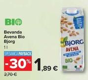 Offerta per Bjorg - Bevanda Avena Bio  a 1,89€ in Carrefour Ipermercati