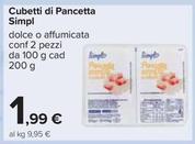 Offerta per  Simpl - Cubetti Di Pancetta a 1,99€ in Carrefour Ipermercati