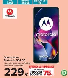 Offerta per Motorola - Smartphone G54 5G a 229€ in Carrefour Ipermercati