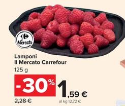 Offerta per  Carrefour - Lamponi Il Mercato  a 1,59€ in Carrefour Market