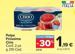 Offerta per  Cirio - Polpa Finissima  a 1,19€ in Carrefour Market