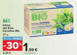 Offerta per  Carrefour - Infuso Ale Erbe Bio  a 1,59€ in Carrefour Market