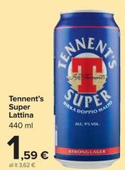 Offerta per  Tennent'S - Super Lattina  a 1,59€ in Carrefour Market