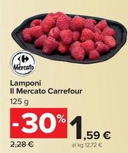 Offerta per Carrefour - Lamponi Il Mercato a 1,59€ in Carrefour Market