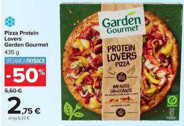 Offerta per Garden Gourmet - Pizza Protein Lovers a 2,75€ in Carrefour Market