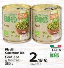 Offerta per  Carrefour - Piselli Bio  a 2,19€ in Carrefour Market