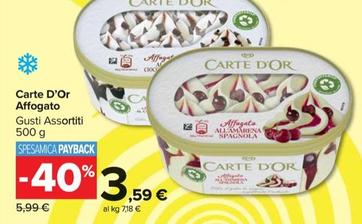 Offerta per  Carte D'Or - Affogato  a 3,59€ in Carrefour Market