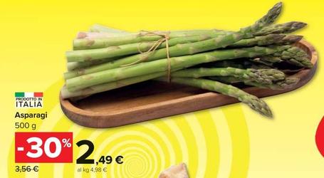 Offerta per Asparagi a 2,49€ in Carrefour Market