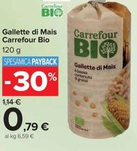 Offerta per Carrefour - Gallette Di Mais Bio a 0,79€ in Carrefour Market