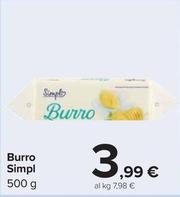 Offerta per  Simpl - Burro a 3,99€ in Carrefour Market