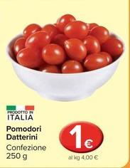 Offerta per  Pomodori Datterini  a 1€ in Carrefour Market