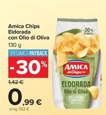 Offerta per  Amica Chips - Eldorada Con Olio Di Oliva  a 0,99€ in Carrefour Market