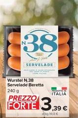 Offerta per Beretta - Wurstel N.38 Servelade a 3,39€ in Carrefour Market