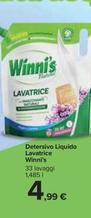 Offerta per  Winni'S - Detersivo Liquido Lavatrice  a 4,99€ in Carrefour Market