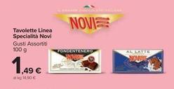 Offerta per Novi - Tavolette Linea Specialità a 1,49€ in Carrefour Market