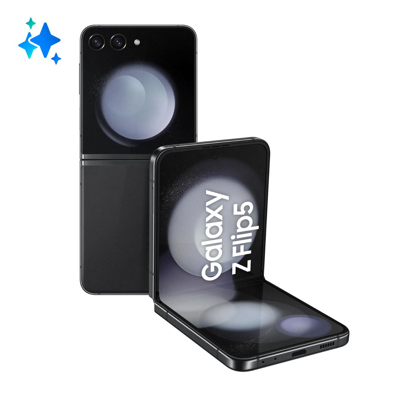 Offerta per Samsung - Galaxy Z Flip5 Smartphone AI RAM 8GB Display 3,4" Super AMOLED/6,7" Dynamic AMOLED 2X Graphite 256GB a 799,9€ in Expert