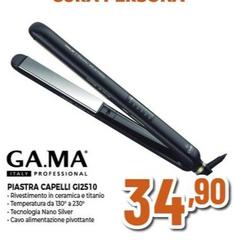 Offerta per Ga.ma - Piastra Capelli GI2510 a 34,9€ in Expert