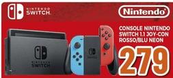 Offerta per Nintendo - Console Switch 1.1 Joy-Con Rosso/Blu Neon a 279€ in Expert